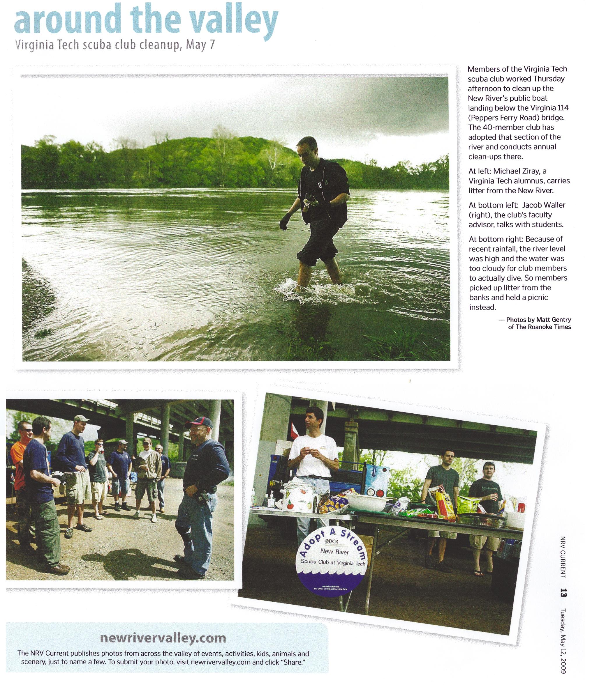 SCVT May 7, 2009 River Cleanup