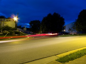 Light Streaks on Fairfax Light Streaks on Fairfax